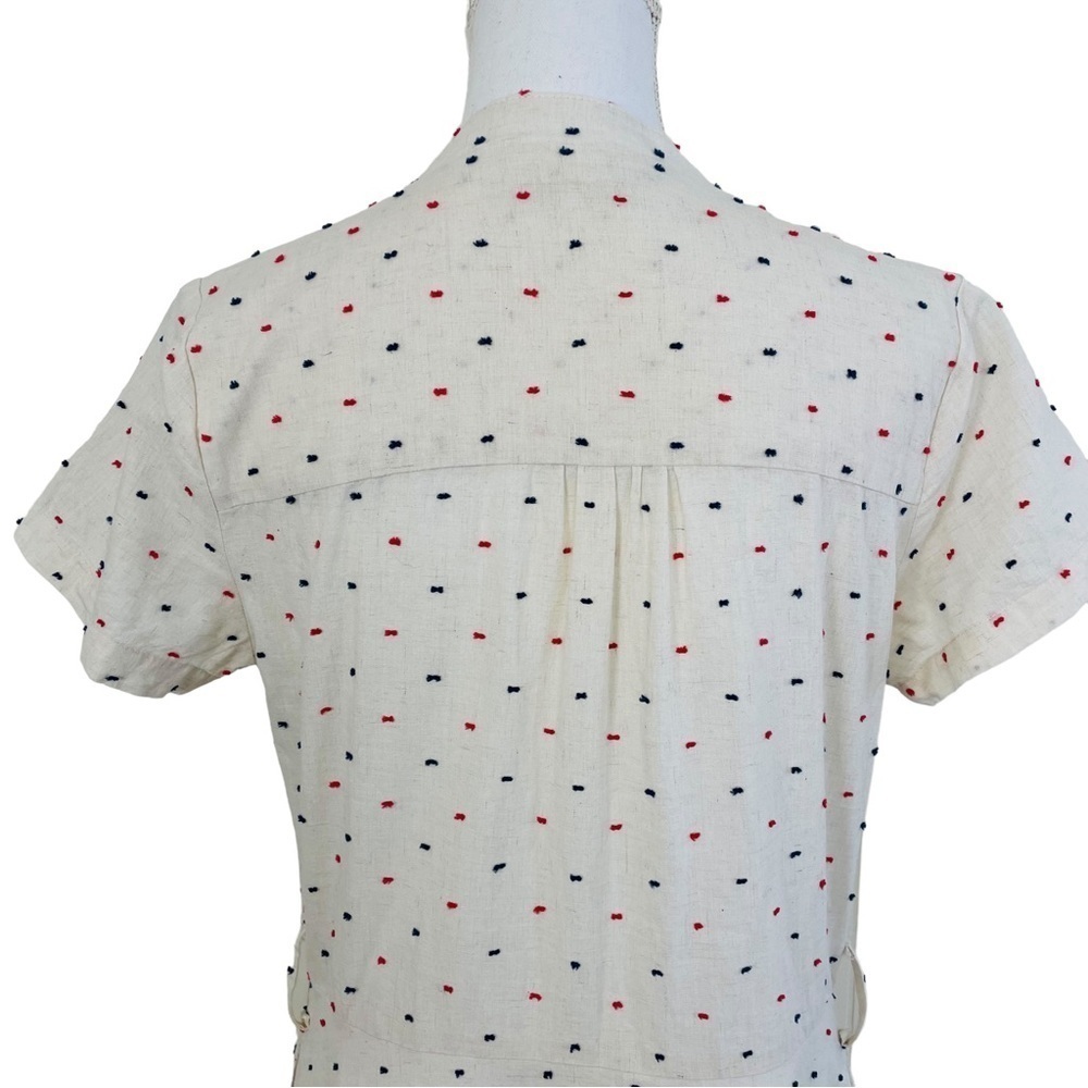 Archerie NYC Midi Short Sleeve Button Down Belted Dress 10 - Picture 9 of 12
